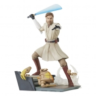 Star Wars : The Clone Wars Deluxe Gallery - Statuette General Obi-Wan Kenobi 23 cm