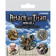 L'Attaque des Titans - Pack 5 badges L'Attaque des Titans Season 3