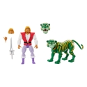 Les Maîtres de l'Univers Origins - Pack 2 figurines Prince Adam & Cringer Cartoon Collection 14 cm