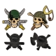 One Piece - Pack 2 pin's Zoro & Usopp