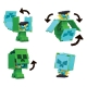 Minecraft - Figurine Flippin Creeper & Creeper