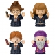 Harry Potter - Pack 4 mini figurines Fisher-Price Little People Collector École des Sorciers 6 cm