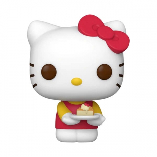 Hello Kitty - Figurine POP! Sanrio Hello Kitty avec Dessert 9 cm