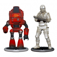 Fallout - Pack 2 figurines Set B Nukatron & Synth 7 cm