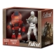 Fallout - Pack 2 figurines Set B Nukatron & Synth 7 cm