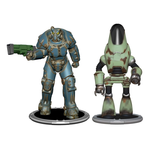 Fallout - Pack 2 figurines Set D X01 & Protectron 7 cm