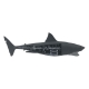 Les Dents de la Mer - Réplique 1/1 Mechanical Bruce Shark 13 cm