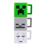 Minecraft - Lot de 3 tasses Minecraft empilables