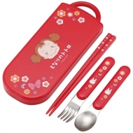 Mon voisin Totoro - Set baguettes et cuillère et fourchette Mei Red