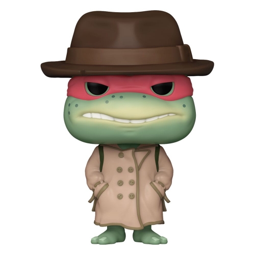 Les Tortues Ninja - Figurine POP! Raphael avec avec manteau et chapeau 9 cm