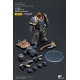 Warhammer The Horus Heresy - Figurine 1/18 Space Wolves Grey Slayer Pack Grey Slayer With Legion Vexilla 12 cm