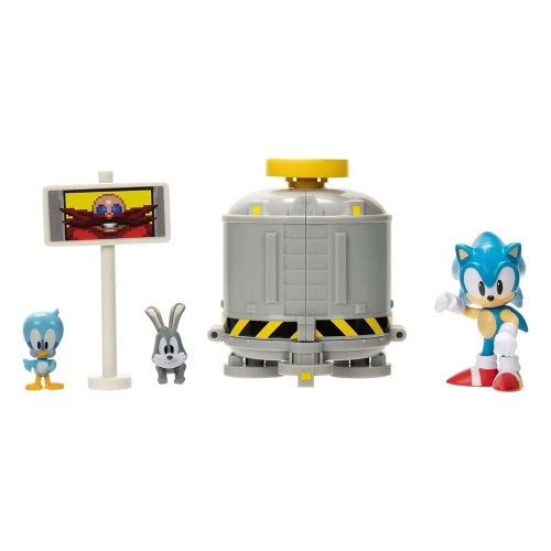 Sonic The Hedgehog - Diorama playset Level Clear 6 cm