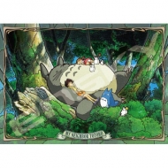 Mon voisin Totoro - Puzzle Stained Glass Napping with Totoro (500 pièces)