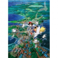 Kiki la petite sorcière - Puzzle Stained Glass Koriko City's Sky (500 pièces)