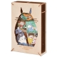 Mon voisin Totoro - Paper Model Kit Paper Theater Wood Style Silhouette Big Totoro