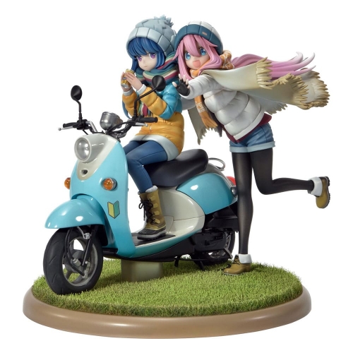 Laid-Back Camp - Statuette 1/7 Prisma Wing Nadeshiko Kagamihara & Rin Shima 24 cm