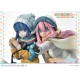 Laid-Back Camp - Statuette 1/7 Prisma Wing Nadeshiko Kagamihara & Rin Shima 24 cm