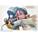 Laid-Back Camp - Statuette 1/7 Prisma Wing Nadeshiko Kagamihara & Rin Shima 24 cm