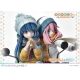 Laid-Back Camp - Statuette 1/7 Prisma Wing Nadeshiko Kagamihara & Rin Shima 24 cm