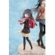 Rascal Does Not Dream of a Knapsack Kid - Statuette Mai Sakurajima High School Graduation Ver. & Knapsack Kid 19 cm