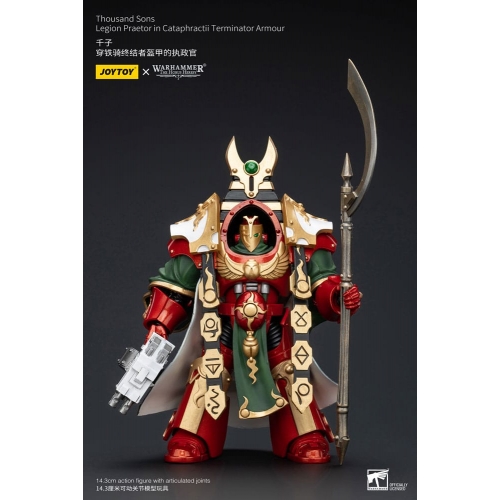 Warhammer The Horus Heresy - Figurine 1/18 Thousand sons Legion Praetor in Cataphractii Terminator Armour 12 cm