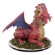 Dungeons & Dragons Icons of the Realms - Miniatures pré-peintes 50th Anniversary - Classic Red Dragon (Set 31)