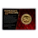 Dungeons & Dragons - Pièce de collection Dungeons & Dragons 50th Anniversary with Colour Print 24k Gold Plated Edition 4 cm