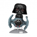 Star Wars : Dark Side - Figurine POP! Rides Deluxe TIE Advanced x1 w/Vader 9 cm