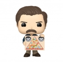 Parks and Recreation - Figurine Parks and Recreation 15th Anniversary Ron 9 cm