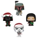 Star Wars Holiday 2024 - Pack 4 porte-clés Pocket POP! Tree Holiday Box 4 cm