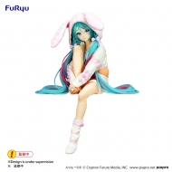 Hatsune Miku - Statuette Noodle Stopper Rabbit Ear Hood Pajama 14 cm