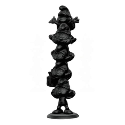 Les Schtroumpfs - Statuette Resin Les Schtroumpfs Column Black Edition 50 cm