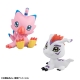 Digimon Adventure - Statuette Look Up Piyomon & Gomamon 11 cm (avec cadeau)