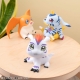 Digimon Adventure - Statuette Look Up Piyomon & Gomamon 11 cm (avec cadeau)