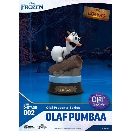 La Reine des neiges - Statuette Mini Diorama Stage Olaf Presents Olaf Pumba 12 cm