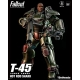 Fallout - Figurine FigZero 1/6 T-45 Hot Rod Shark Power Armor 37 cm