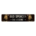 Bud Spencer - Panneau métal The Legend 46 x 10 cm