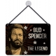 Bud Spencer - Panneau métal The Legend 16,5 x 11,5 cm