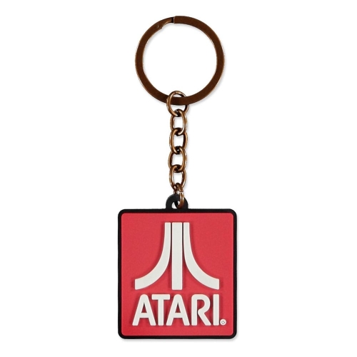 Atari - Porte-clés caoutchouc Logo Atari