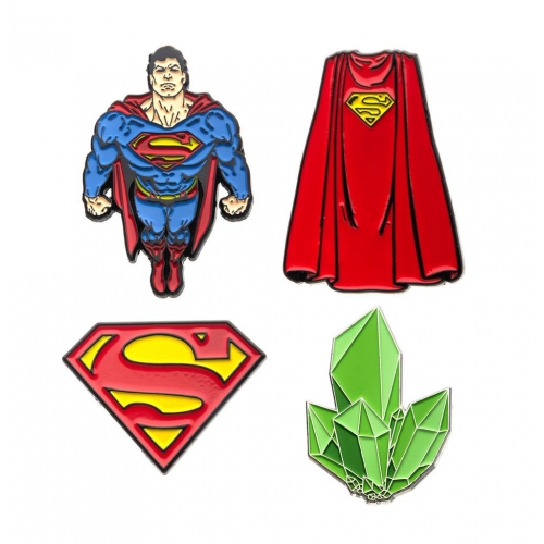 DC Comics - Pack 4 badges Superman