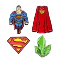 DC Comics - Pack 4 badges Superman