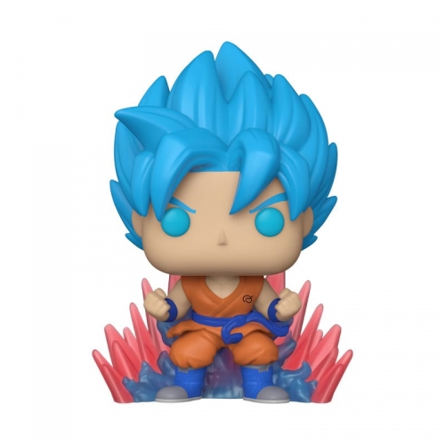 Dragon Ball Super - Figurine POP! SSGSS Goku (Kaio-Ken Times Twenty)(GW) 9 cm