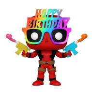 Marvel - Figurine POP! 30th Birthday Glasses Deadpool 9 cm