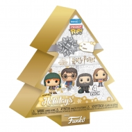 Harry Potter Holiday 2024 - Pack 4 porte-clés Pocket POP! Tree Holiday Box 4 cm