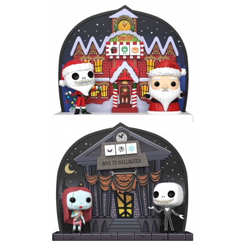 L'etrange Noël de Mr. Jack -  Calendrier de l'avent Pocket POP! Dual Side Halloween