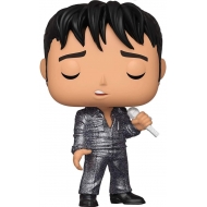 Elvis Presley - Figurine POP! Elvis Presley 68 Comeback Special (DGLT) 9 cm