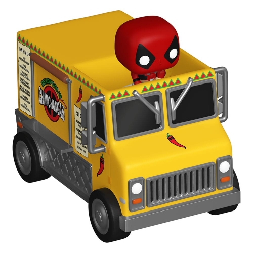 Marvel - Figurine POP! Rides Deadpool w/Chimichanga Truck 2,5 cm