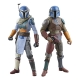 Star Wars : The Mandalorian Black Series - Pack 2 figurines Mandalorian Shriek-Hawk Trainers 15 cm