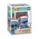 Disney - Figurine POP! Holiday Stitch avec guirlande 9 cm