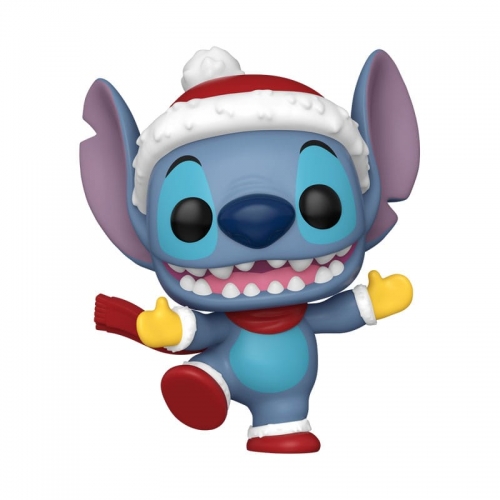 Disney - Figurine POP! Holiday Stitch avec bonnet 9 cm